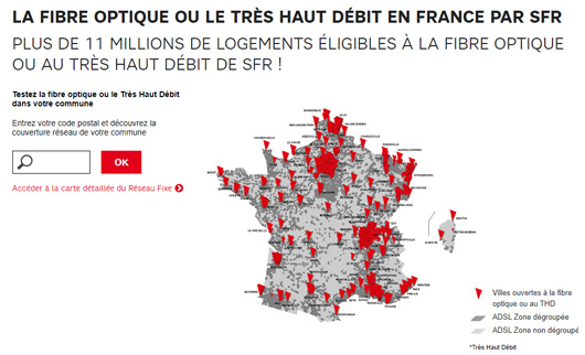 Carte fibre SFR
