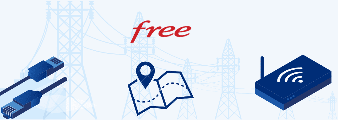 Carte fibre optique Free