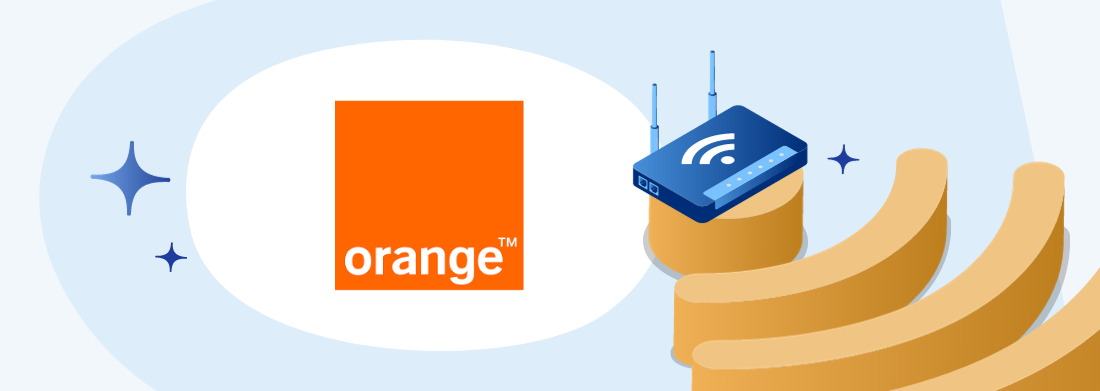 box symbole wifi logo orange