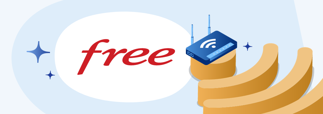 logo free symbole wifi et box internet fibre