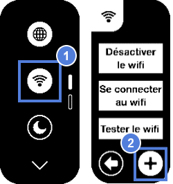Bouton WPS sur écran tactile Livebox 6