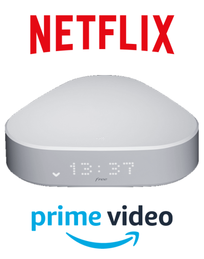 Freebox Delta avec Netflix et Amazon Prime Video
