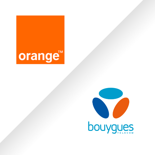 Logos Orange et Bouygues