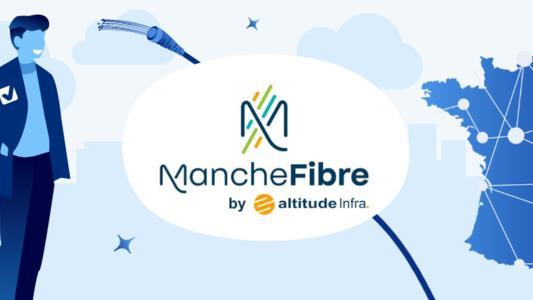 Manche fibre : carte de déploiement du RIP